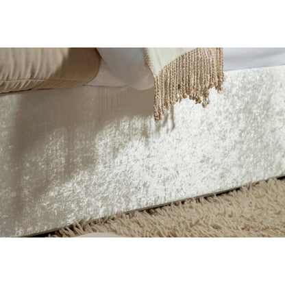 Champagne - Pack Shot - Belledorm Divan Crushed Velvet Base Wrap