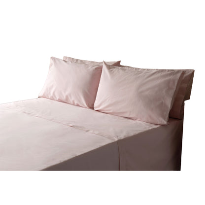 Blush - Front - Belledorm Cotton Extra Deep Fitted Sheet