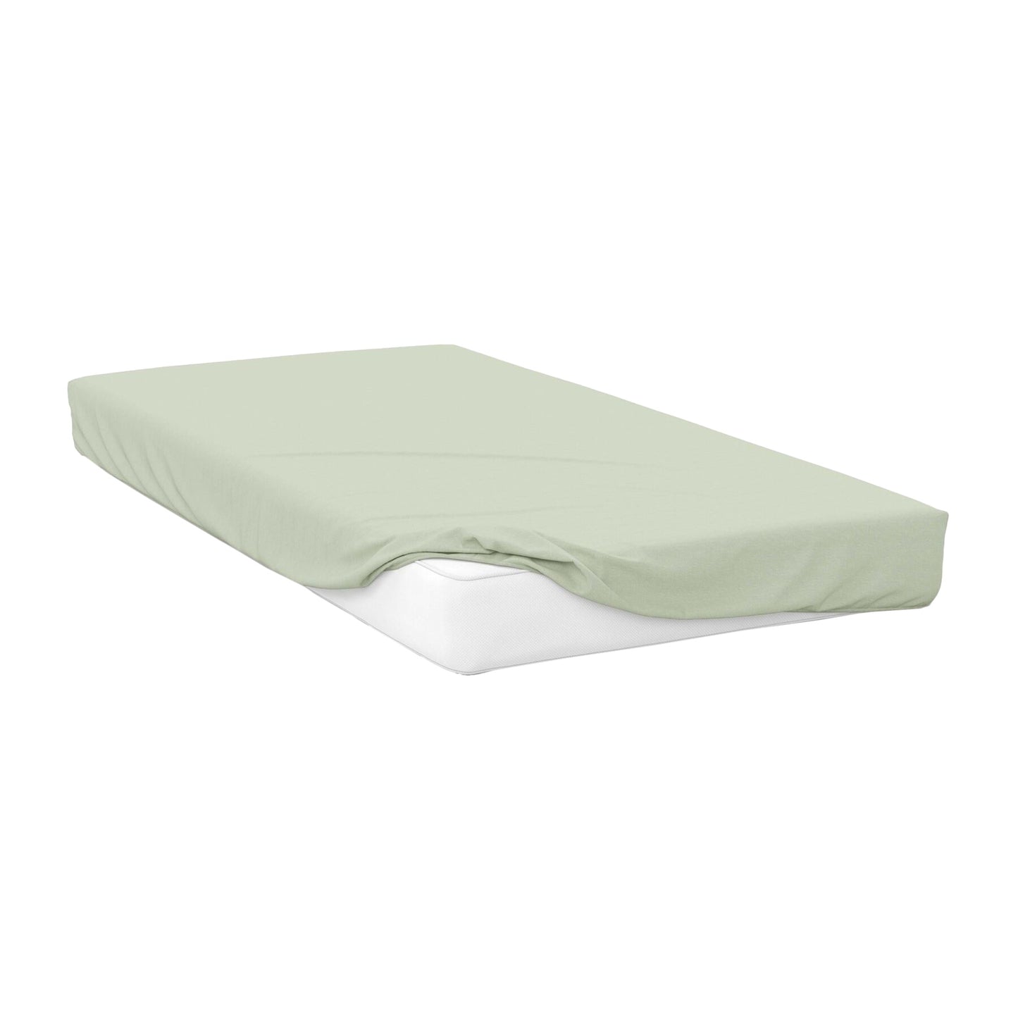 Apple Green - Front - Belledorm Polycotton Extra Deep Fitted Sheet