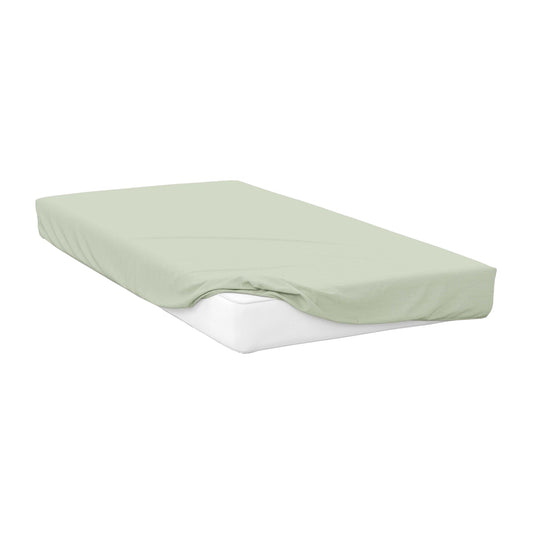 Apple Green - Front - Belledorm Polycotton Extra Deep Fitted Sheet