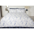 White-Blue - Front - Belledorm Serenity Floral Duvet Cover Set