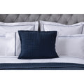 Navy - Front - Belledorm Crompton Quilted Filled Cushion