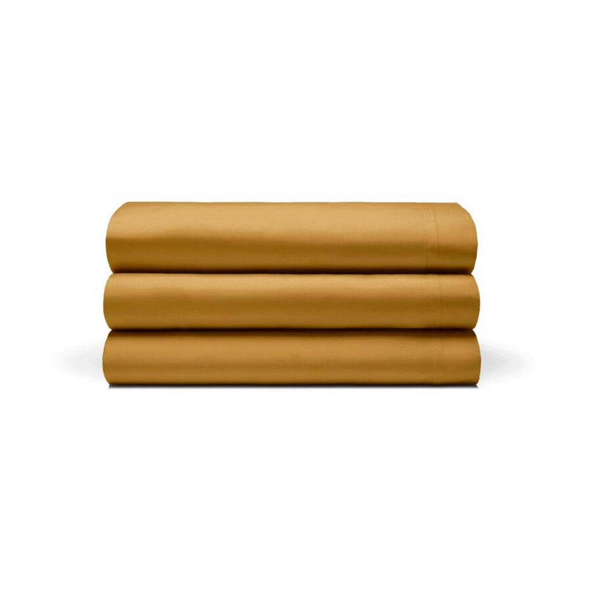 Ochre - Front - Belledorm Egyptian Cotton Blend Fitted Sheet