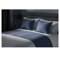 Navy - Side - Belledorm Crompton Quilted Bed Runner