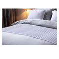 White - Back - Belledorm Crompton Quilted Bed Runner