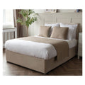 Mocha - Front - Belledorm Crompton Quilted Bed Runner