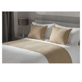 Mocha - Side - Belledorm Crompton Quilted Bed Runner