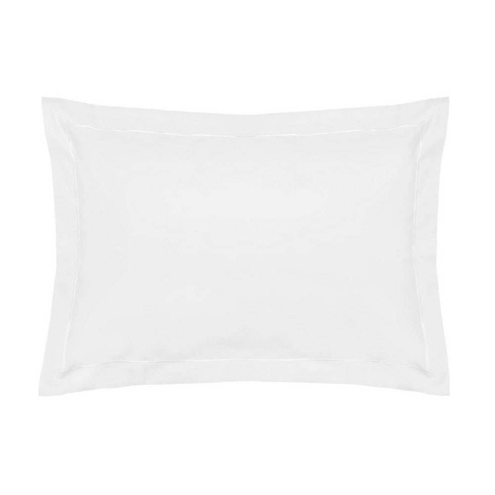 White - Back - Belledorm Euro Conti Pillowcase