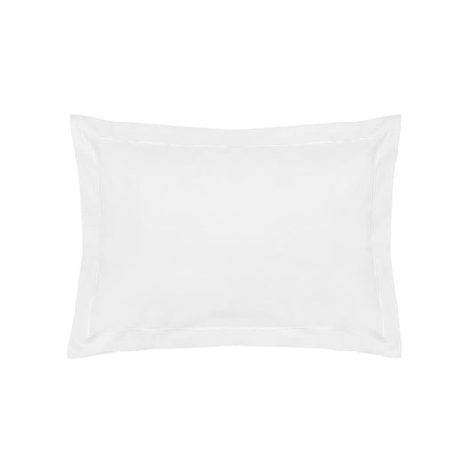 White - Front - Belledorm Euro Conti Pillowcase