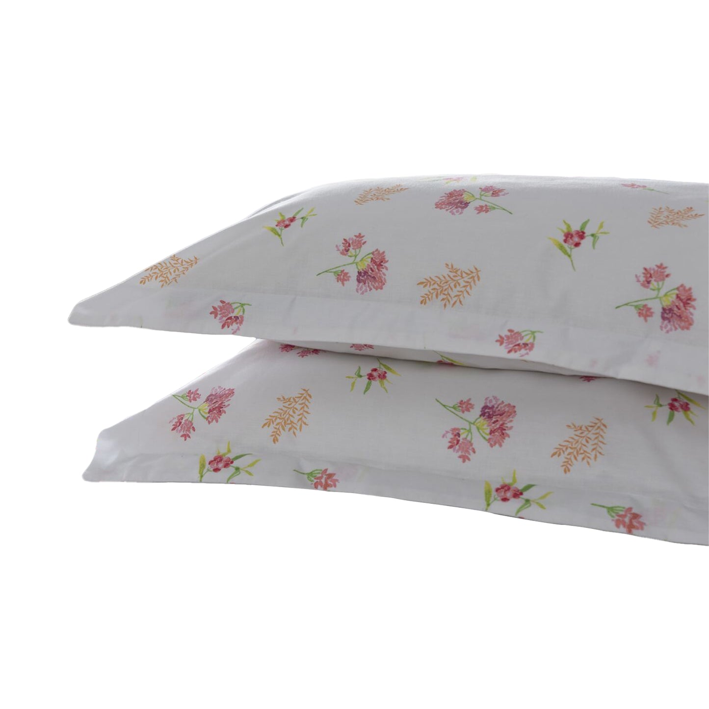 Multicoloured - Front - Belledorm Larissa Floral Oxford Pillowcase (Pack of 2)
