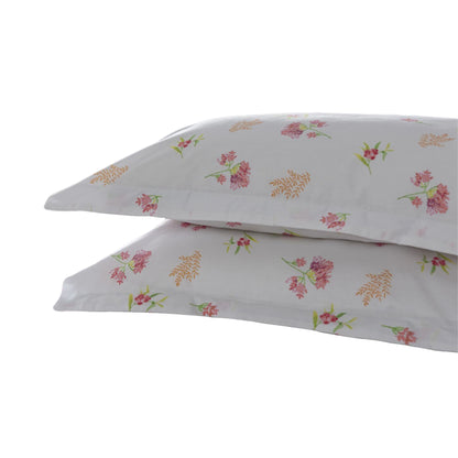 Multicoloured - Front - Belledorm Larissa Floral Oxford Pillowcase (Pack of 2)