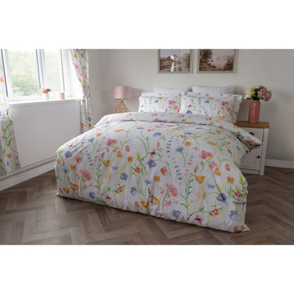 Multicoloured - Front - Belledorm Larissa Floral Duvet Cover Set