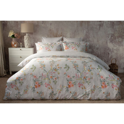 Multicoloured - Front - Belledorm Rieva Floral Duvet Cover Set