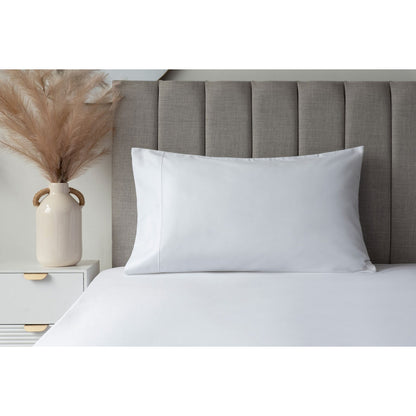 White - Front - Belledorm Cotton Pillowcase