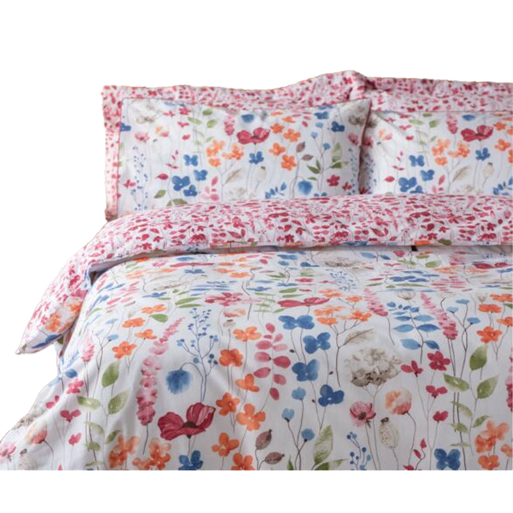 Multicoloured - Back - Belledorm Marnie Duvet Cover Set