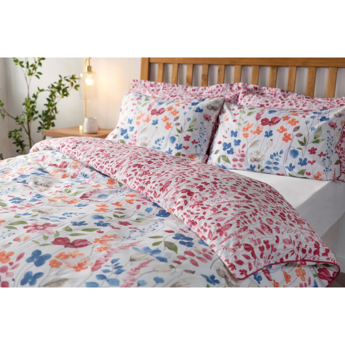 Multicoloured - Back - Belledorm Marnie Oxford Pillowcase (Pack Of 2)