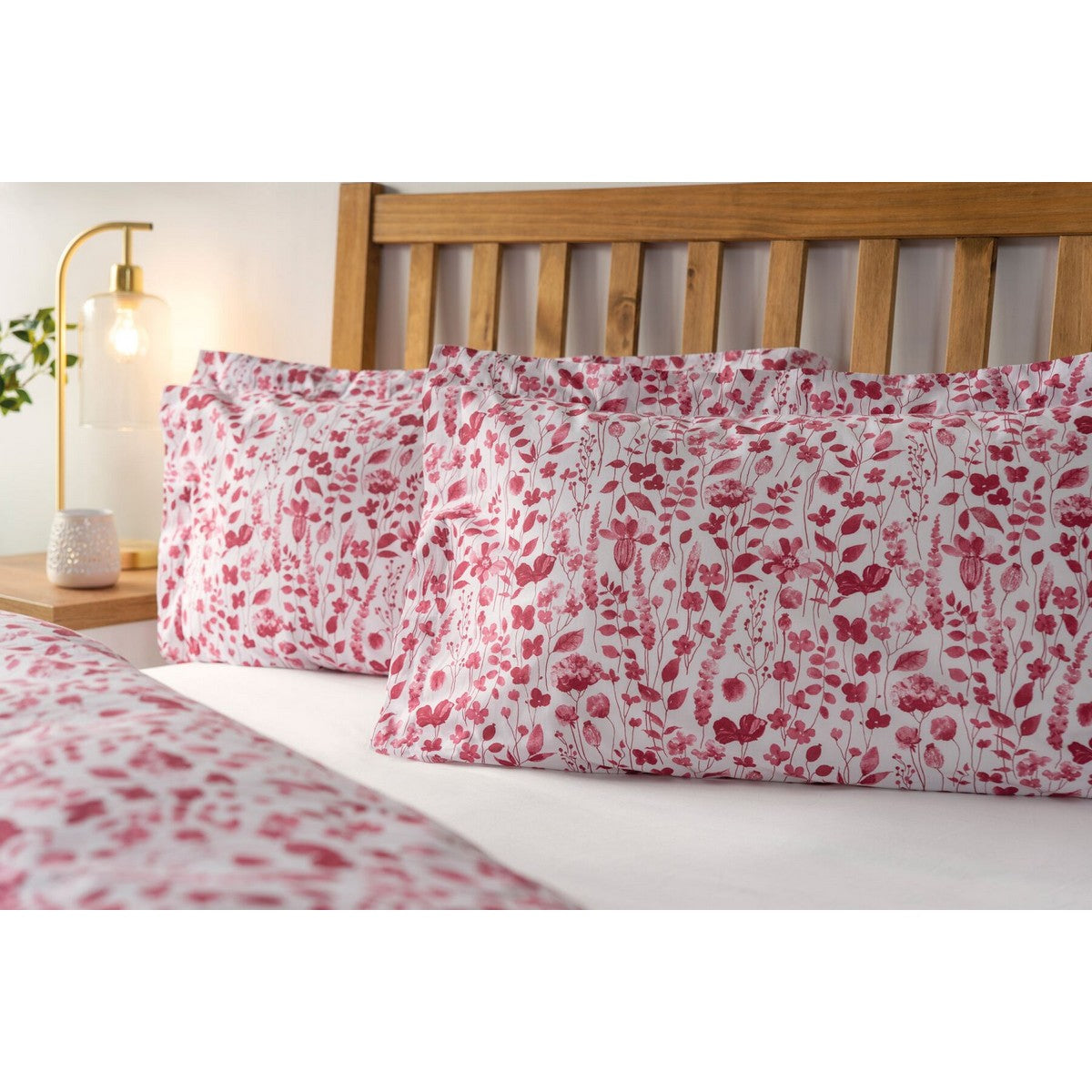 Multicoloured - Front - Belledorm Marnie Oxford Pillowcase (Pack Of 2)