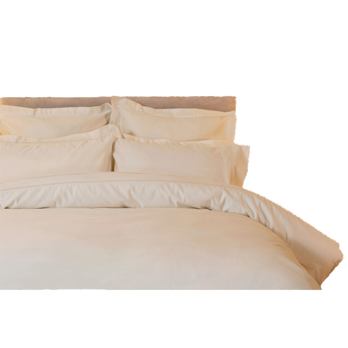Ivory - Front - Belledorm Egyptian Cotton Deep Fitted Sheet