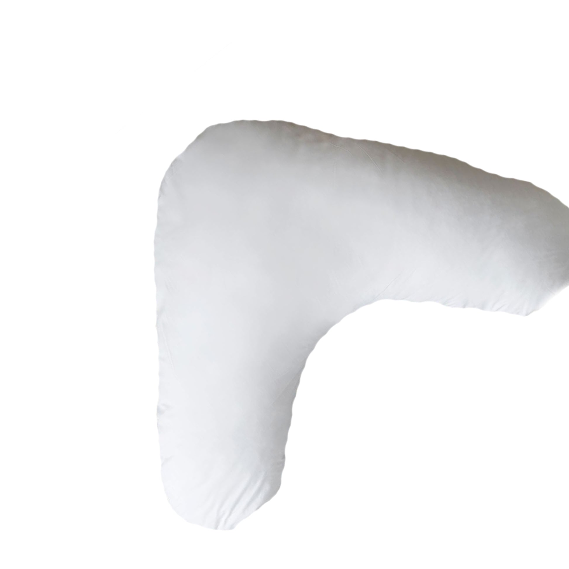 White - Back - Belledorm V Shape Micro Down Hotel Suite Luxury Filled Cushion