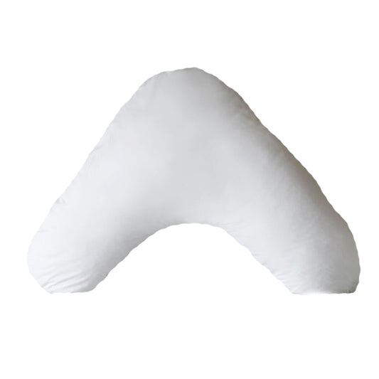 White - Front - Belledorm V Shape Micro Down Hotel Suite Luxury Filled Cushion