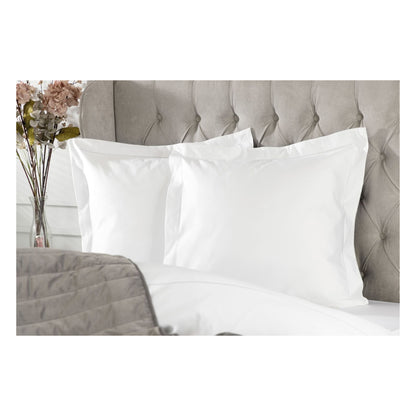 White - Back - Belledorm Oxford Continental Pillowcase