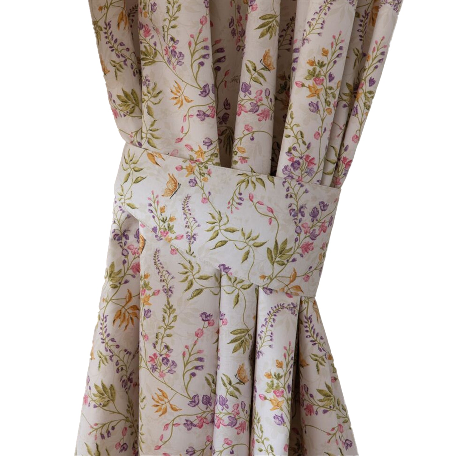 Multicoloured - Front - Belledorm Kira Curtains (Pack of 2)