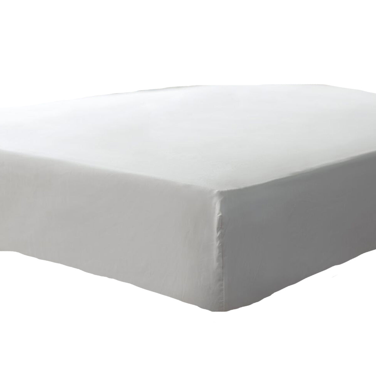 White - Back - Belledorm 600 Egyptian Cotton Extra Deep Fitted Sheet