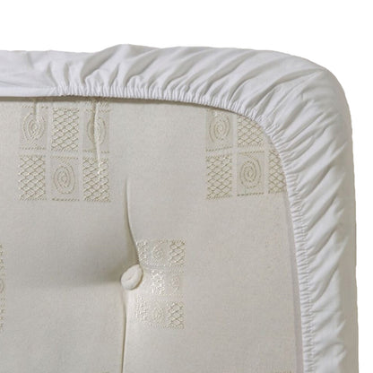 White - Side - Belledorm 600 Egyptian Cotton Extra Deep Fitted Sheet