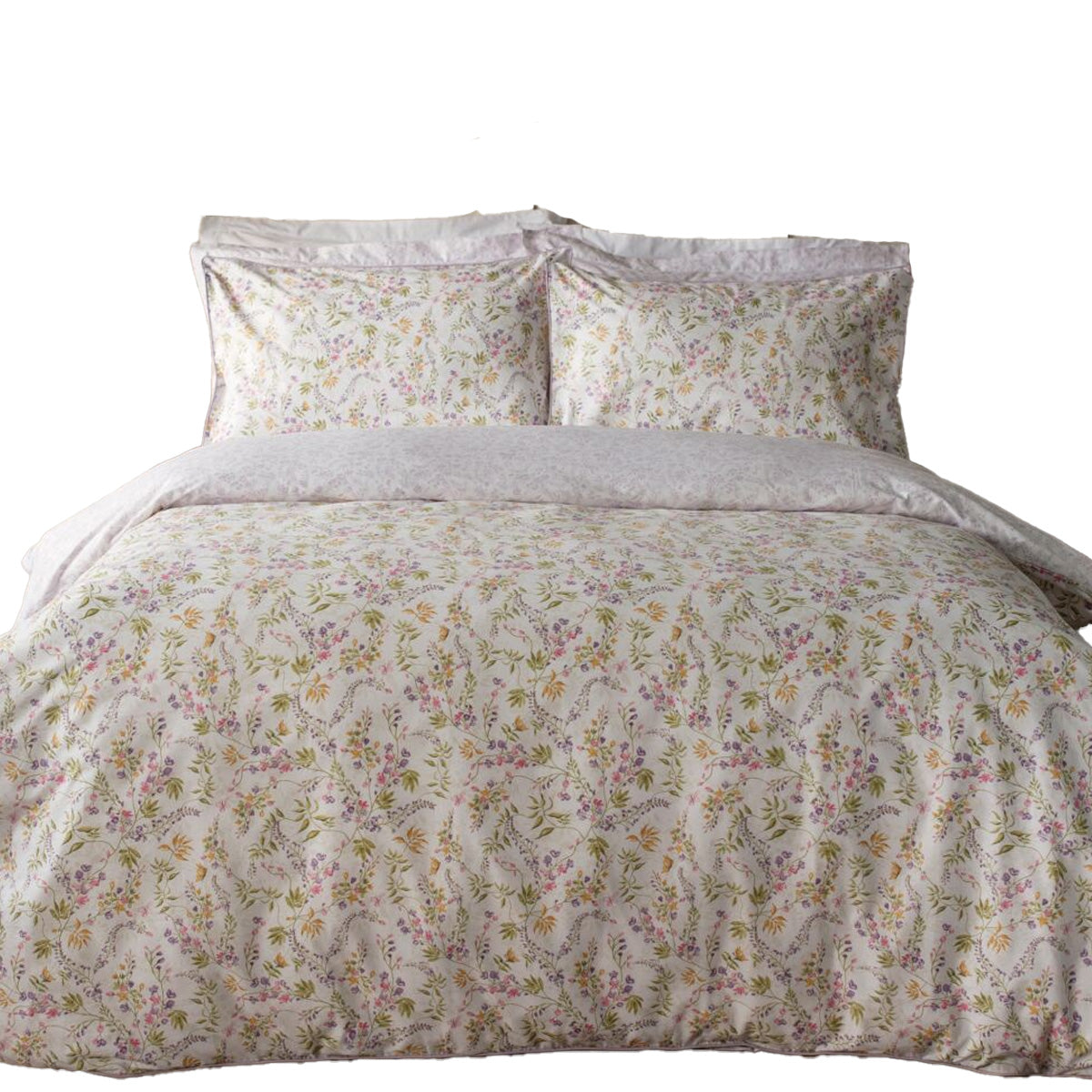 Multicoloured - Back - Belledorm Kira Duvet Set