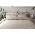Taupe - Front - Belledorm Egyptian Cotton Flat Duvet Cover
