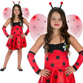 Red-Black - Back - Bristol Novelty Childrens-Kids Ladybug Costume