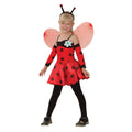 Red-Black - Front - Bristol Novelty Childrens-Kids Ladybug Costume