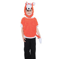 Orange-White - Back - Bristol Novelty Childrens-Kids Fox Tabard Costume