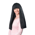 Black - Front - Bristol Novelty Womens-Ladies Budget Fringe Wig