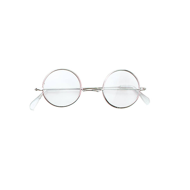 Clear - Back - Bristol Novelty Unisex Adults 60s Style Glasses