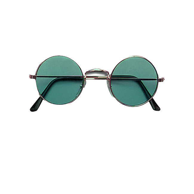 Green - Back - Bristol Novelty Unisex Adults 60s Style Glasses