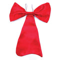 Red - Front - Bristol Novelty Large Red Bow Tie