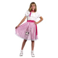 White-Pink - Front - Bristol Novelty Childrens-Girls 50s Teeny Bopper Costume