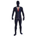 Navy - Side - Bristol Novelty Unisex Business Suit Disappearing Man Costume