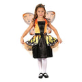 Orange - Front - Bristol Novelty Childrens-Kids Butterfly Fairy Costume