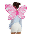 Pink - Back - Bristol Novelty Adults Unisex Pink Butterfly Wings