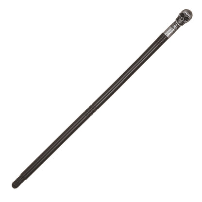 Black-Silver - Front - Bristol Novelty Unisex Adults Skull Cane