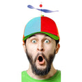 Multicoloured - Back - Bristol Novelty Unisex Helicopter Clown Hat