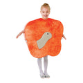 Orange - Front - Bristol Novelty Childrens-Kids Giant Peach And Worm Costume