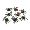 Black-Green-Red - Front - Bristol Novelty Scary Fake Spider (Pack Of 8)