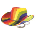 Rainbow - Front - Bristol Novelty Unisex Adults Rainbow Cowboy Hat