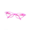Pink - Back - Bristol Novelty Womens-Ladies 50s Female Glasses
