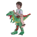 Green-Red - Front - Bristol Novelty Childrens-Kids Riding Dinosaur Costume