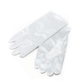 White - Front - Bristol Novelty Childrens-Kids Satin Feel Gloves (1 Pair)