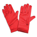 Red - Front - Bristol Novelty Childrens-Kids Satin Feel Gloves (1 Pair)